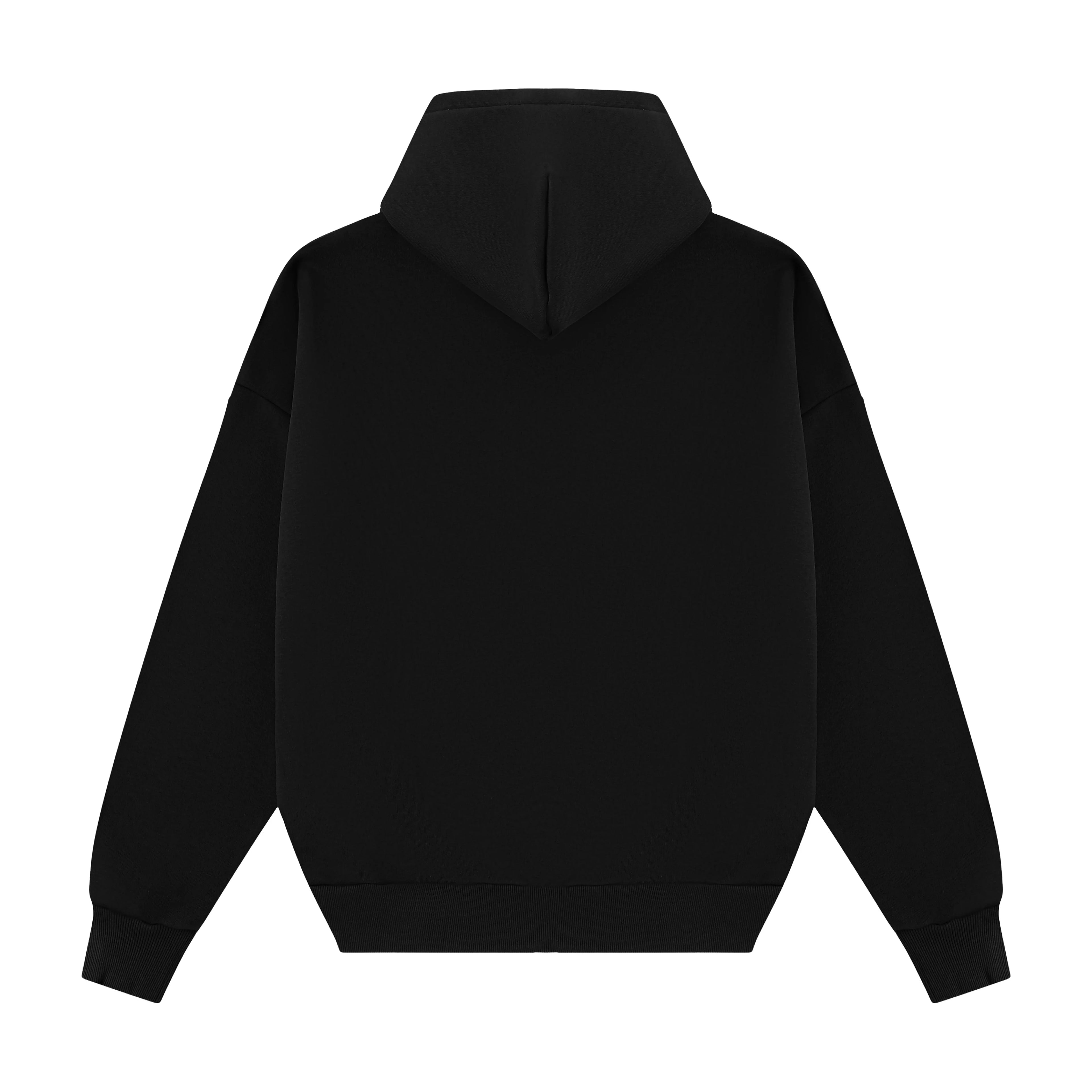 Charcoal Black 500GSM Heavyweight Hoodie