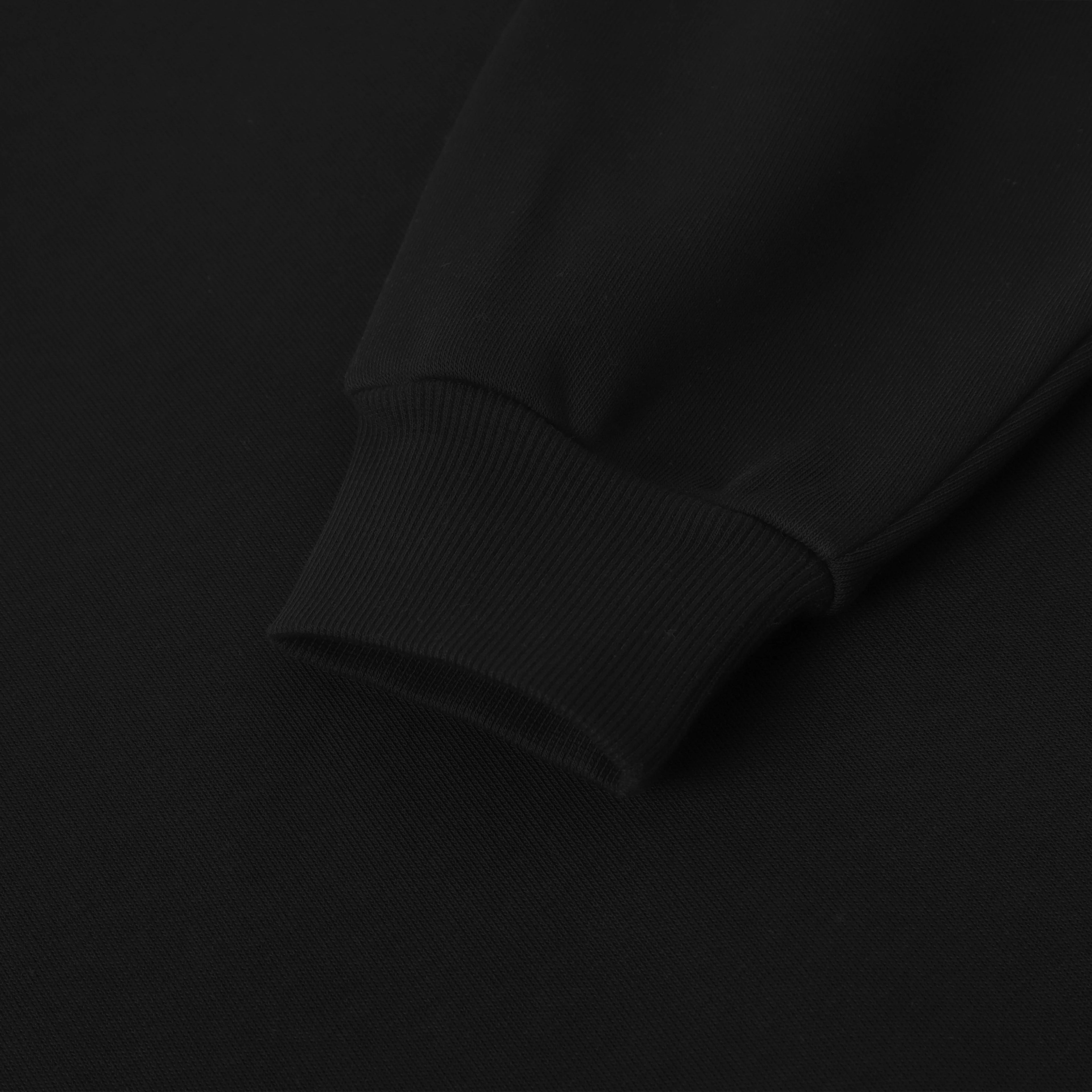 Charcoal Black 500GSM Heavyweight Hoodie