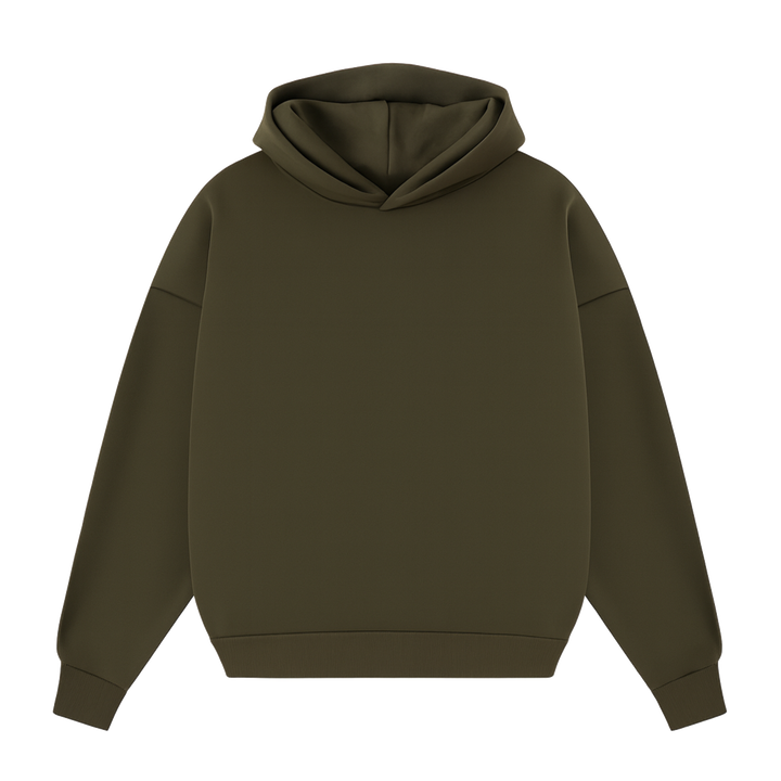 Olive Green 500GSM Heavyweight Hoodie