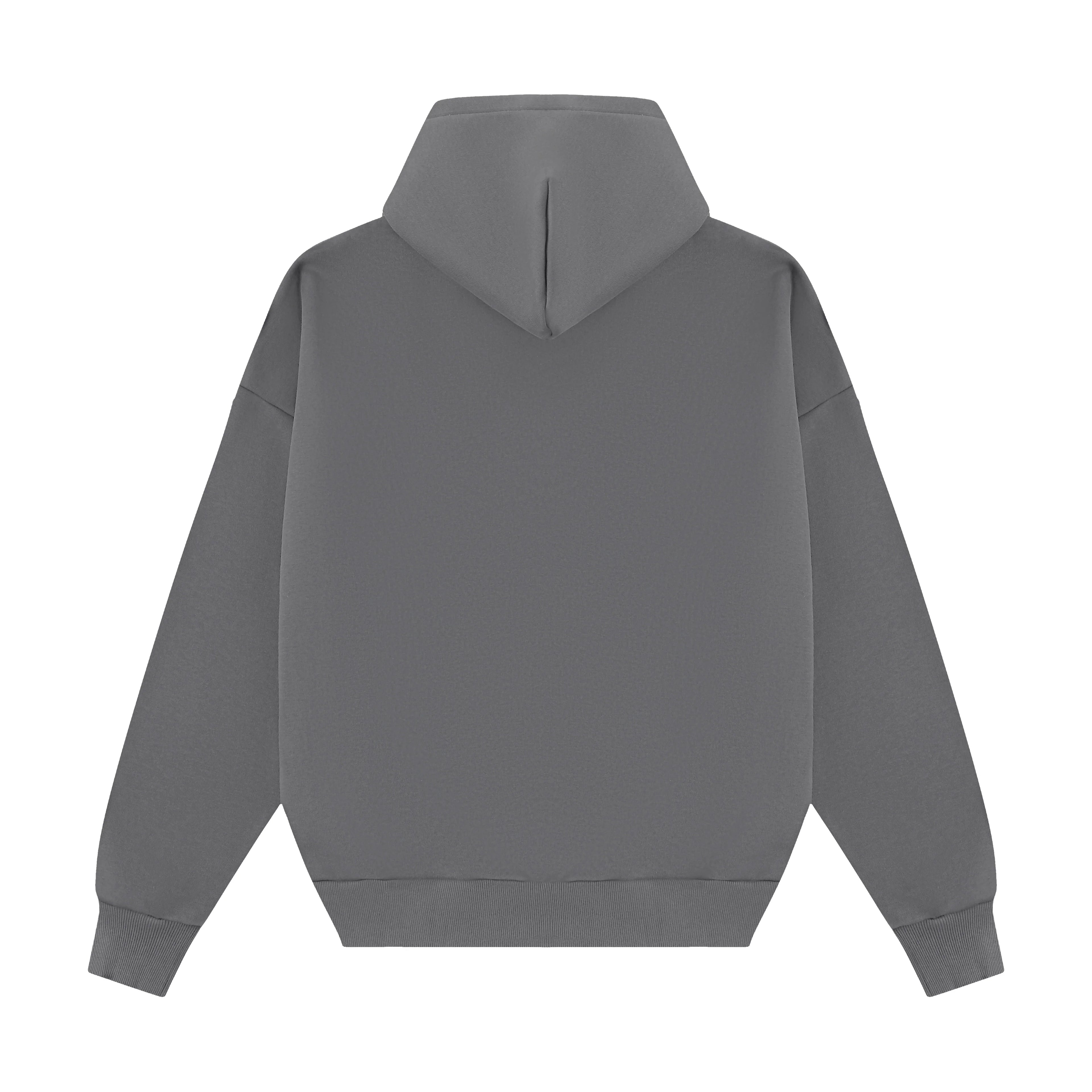 Steel Grey 500GSM Heavyweight Hoodie