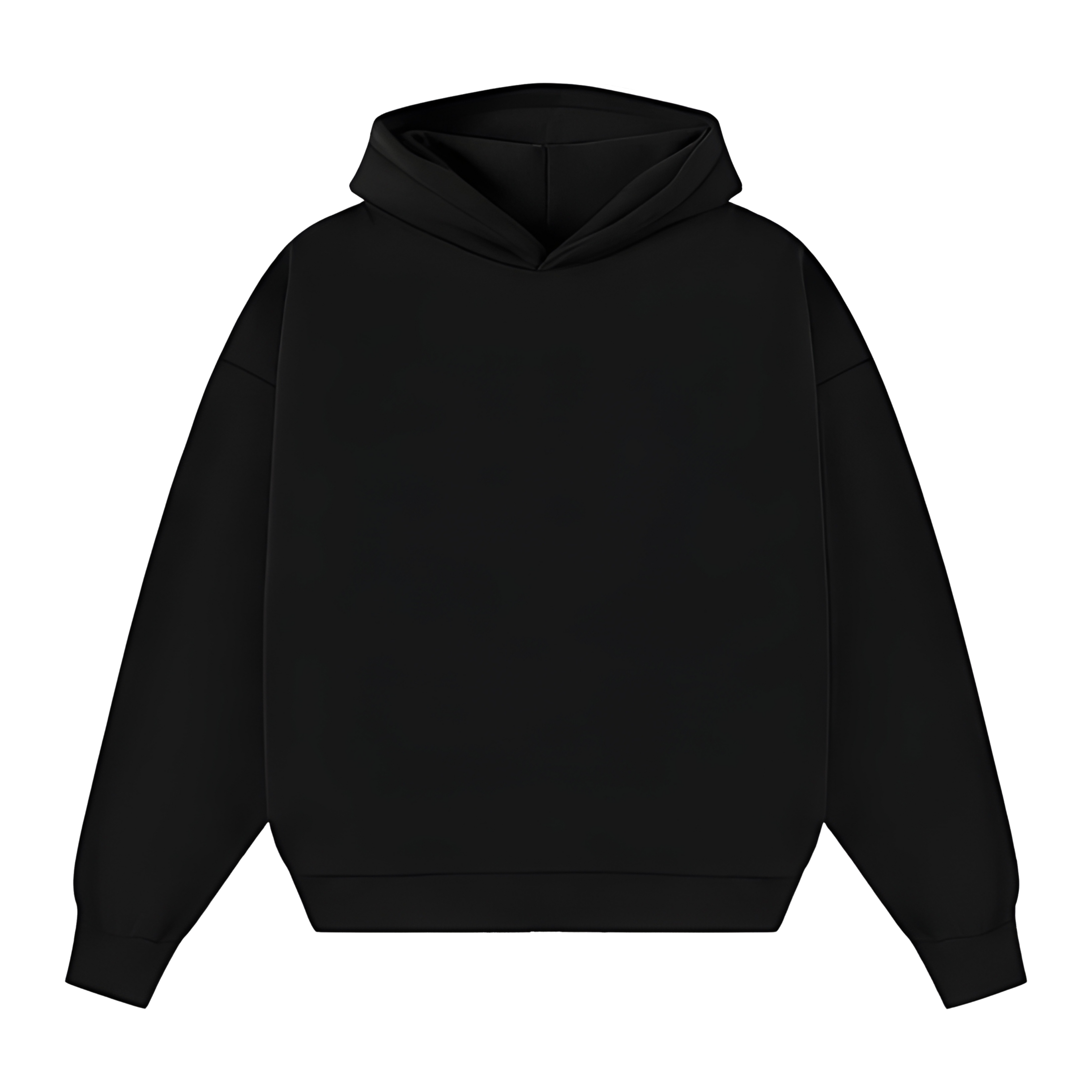 Charcoal Black 500GSM Heavyweight Hoodie