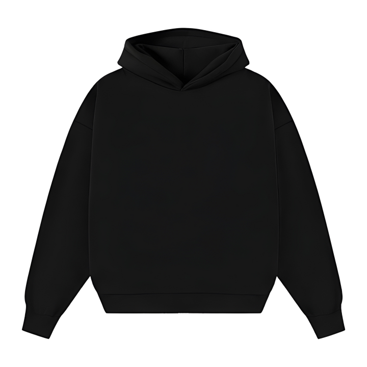 Charcoal Black 500GSM Heavyweight Hoodie