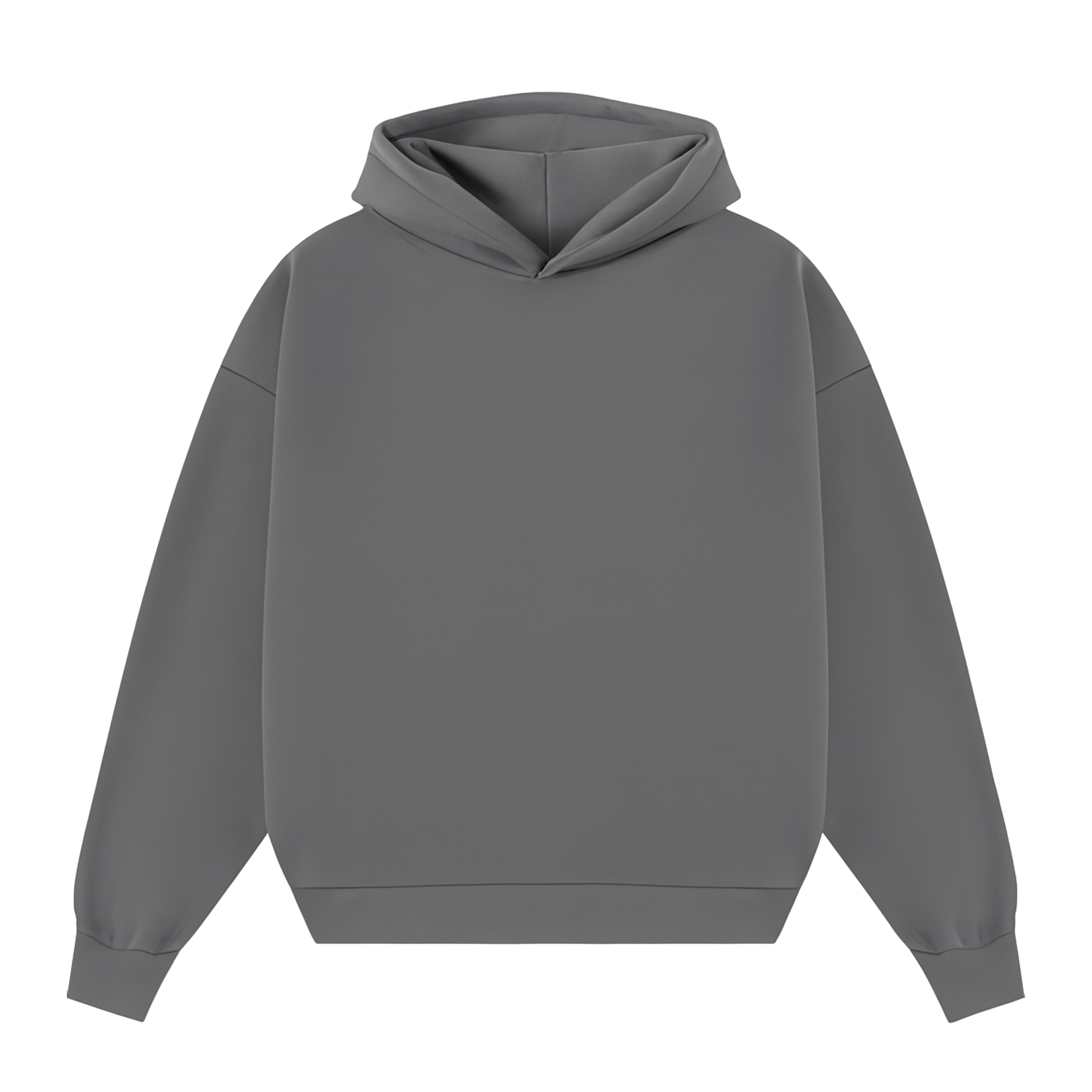 Steel Grey 500GSM Heavyweight Hoodie