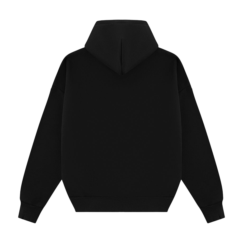 Charcoal Black 500GSM Heavyweight Hoodie