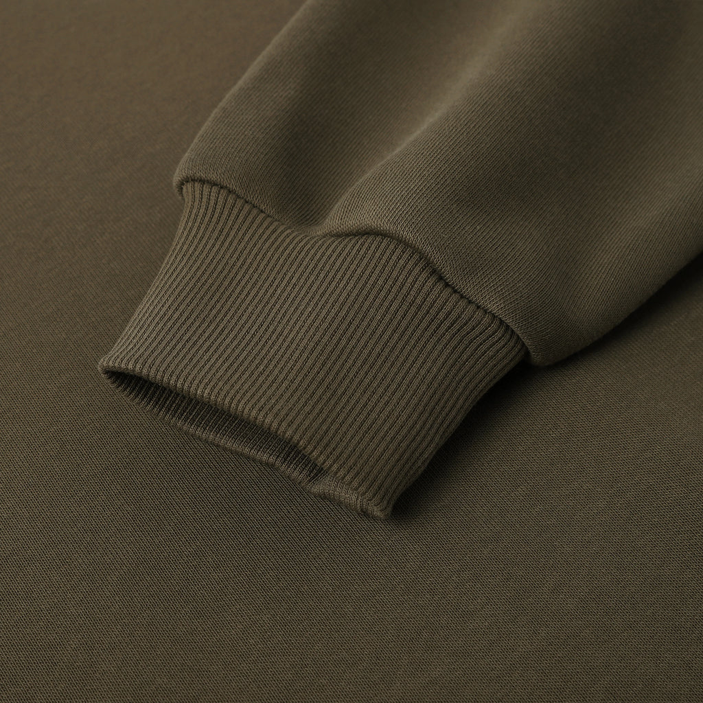 Olive Green 500GSM Heavyweight Hoodie