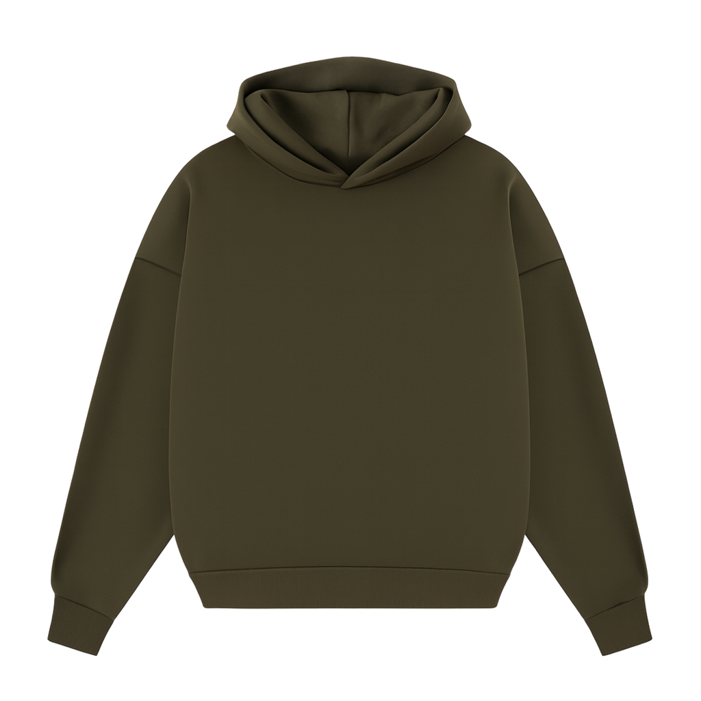 Olive Green 500GSM Heavyweight Hoodie