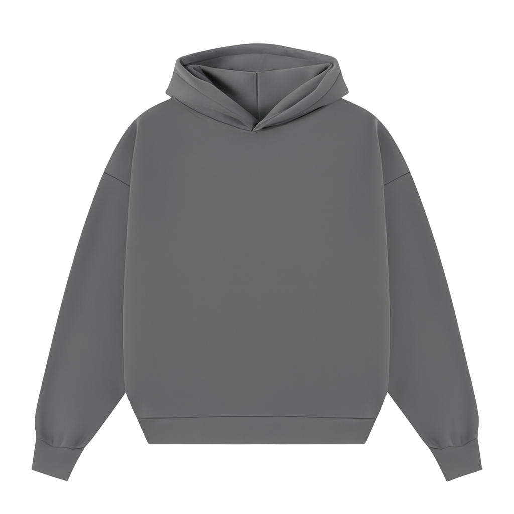 Steel Grey 500GSM Heavyweight Hoodie